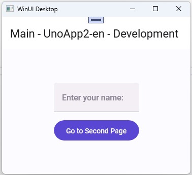 A screenshot demonstrating material design in the running app