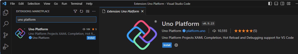 Visual Studio Code extension