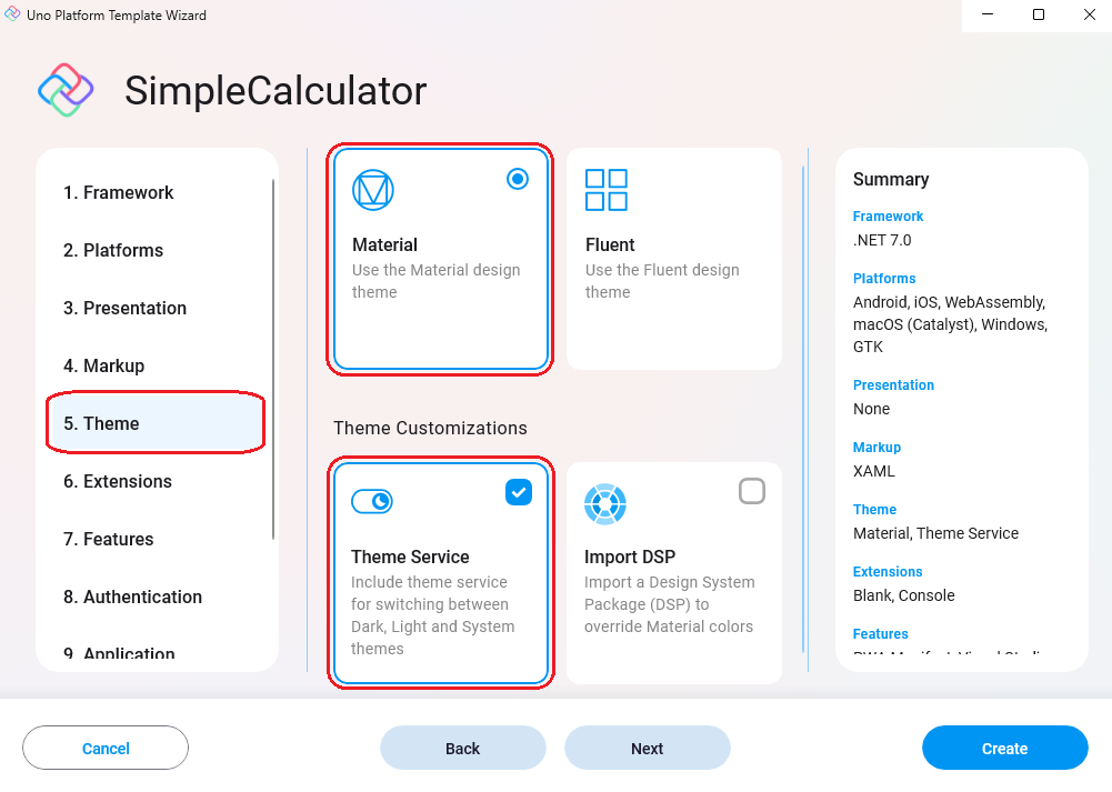 Uno Platform App template