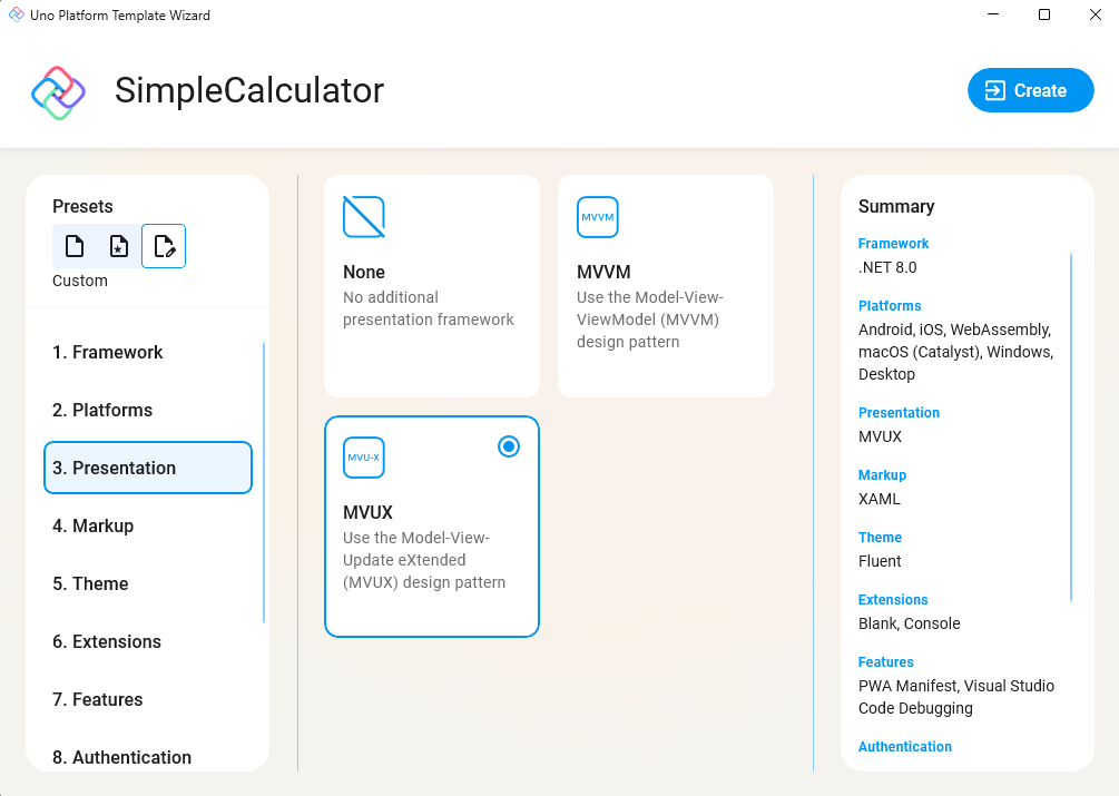 Uno Platform App template