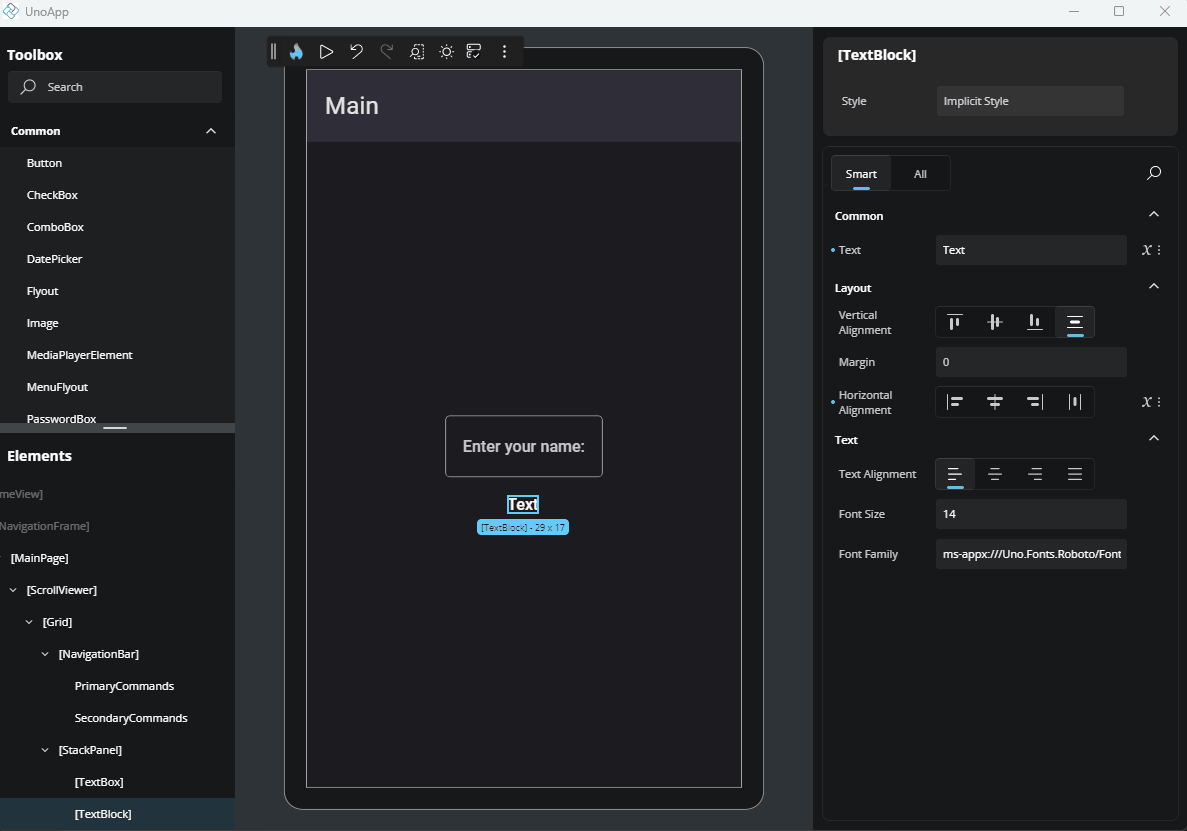 GIF showing how to set advanced bindings on the Advanced Flyout
