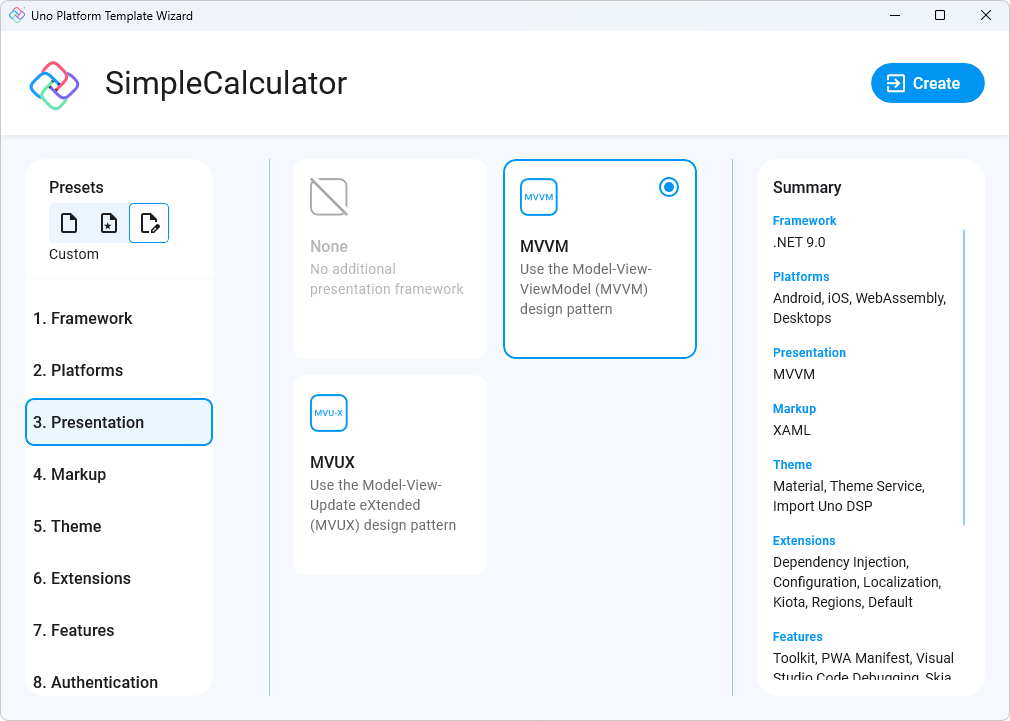 Uno Platform App template