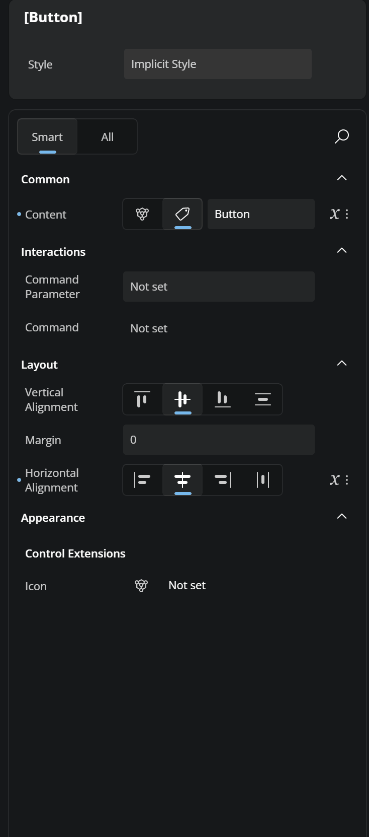 GIF showing how to switch between tabs on the Properties panel