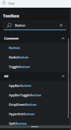 How to expand and collapse sections in the Toolbox.