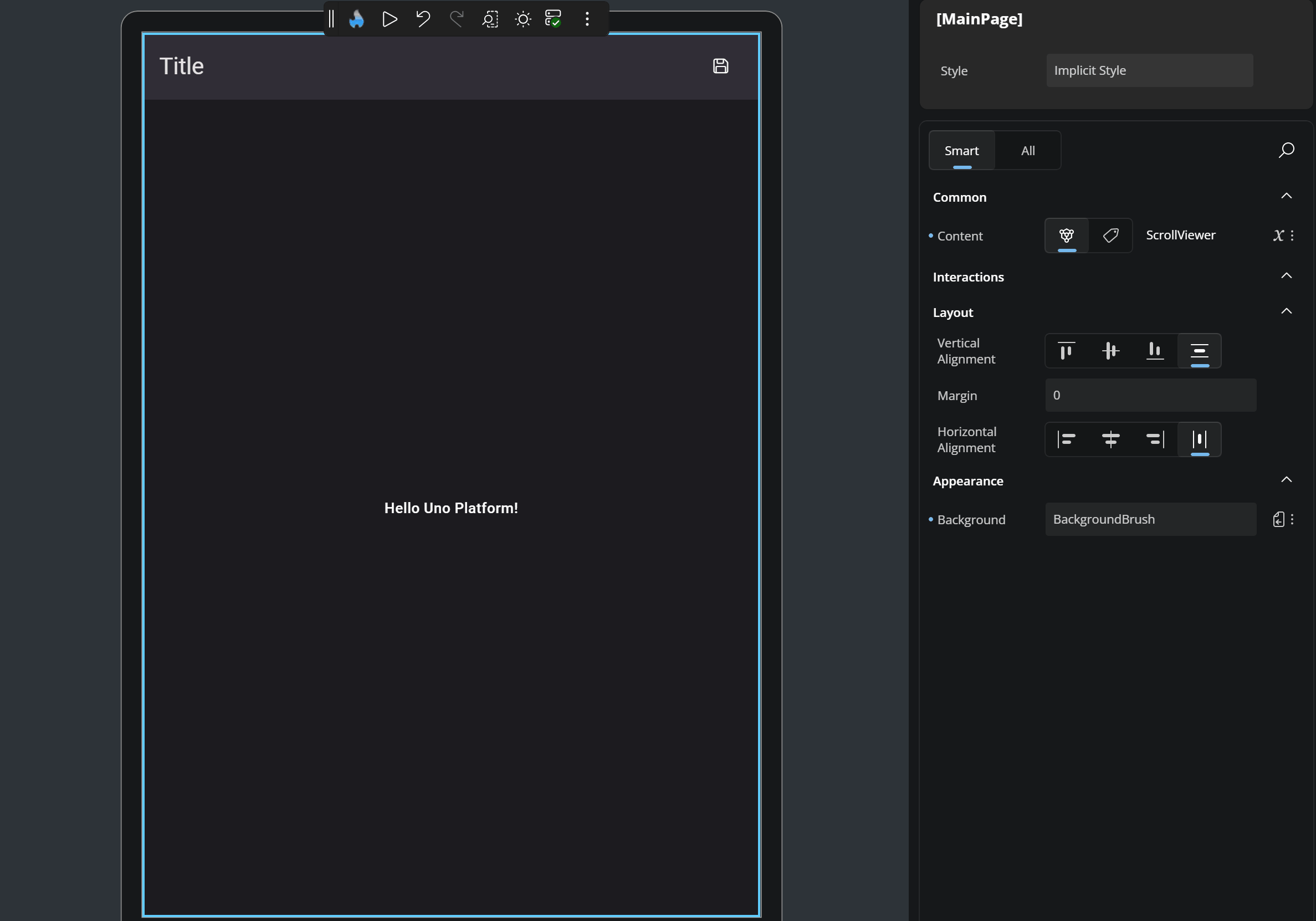 GIF showing how to apply styles on the Properties panel