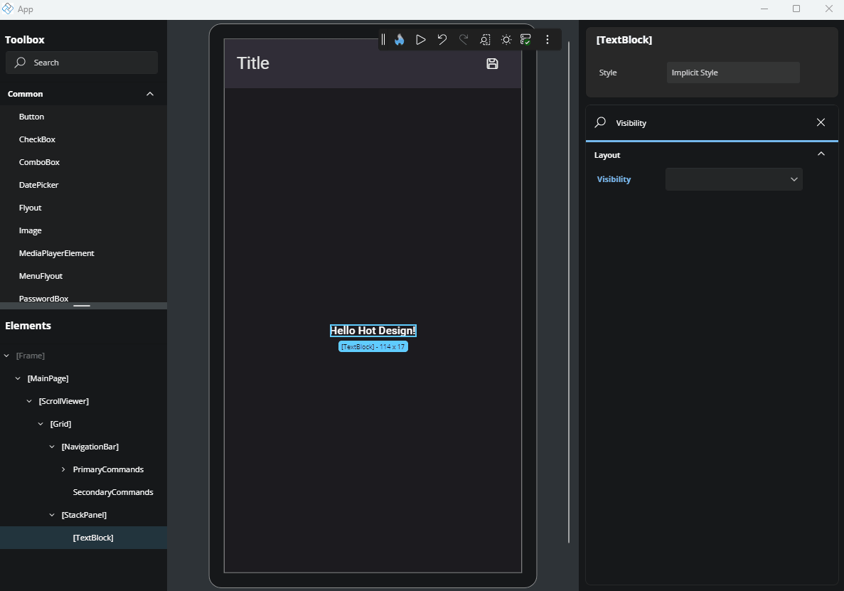 GIF showing how to set values on a dropdown on the Properties panel