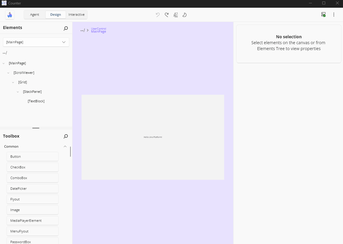 Removing the StackPanel