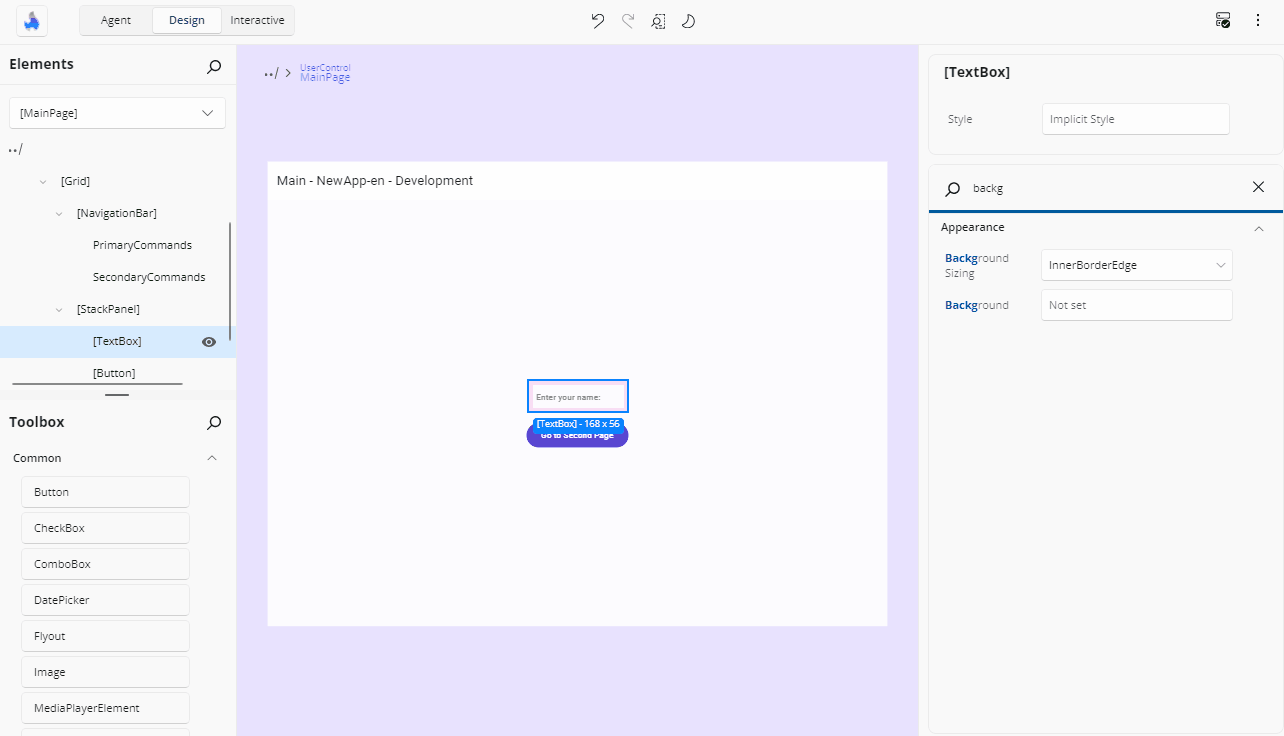 GIF showing how to set resources on the Advanced Flyout