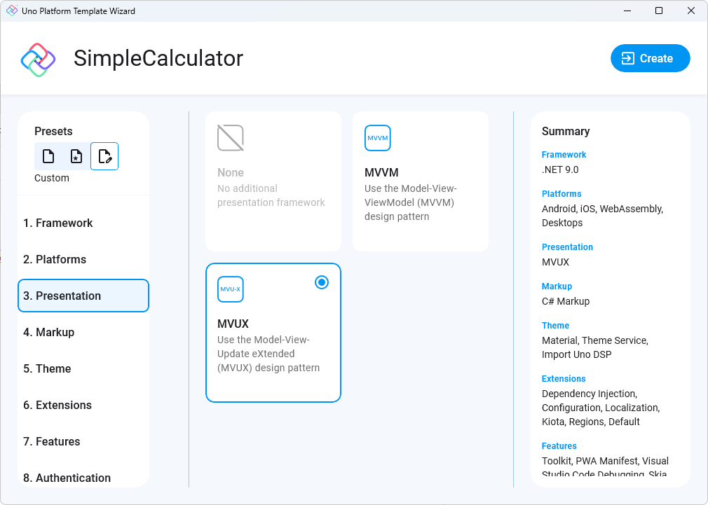 Uno Platform App template