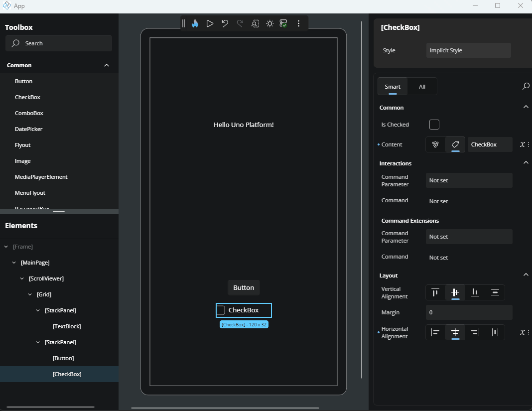 How to drag and drop in the Elements panel.