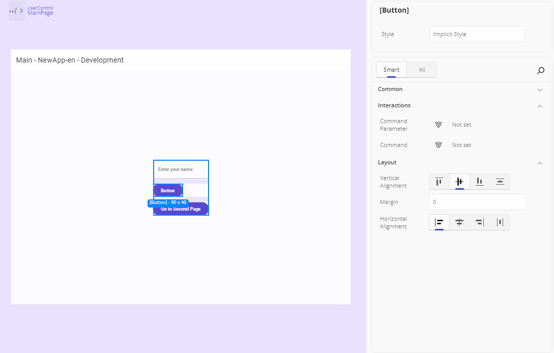 GIF showing how to apply styles on the Properties panel