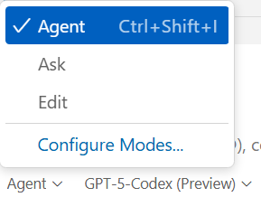 Agent mode